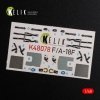 KELIK K48078 F/A-18F Super Hornet interior 3D decals for MENG kit 1/48